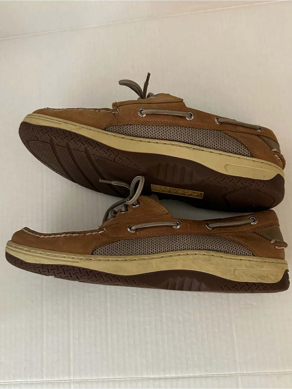 Sperry Top-Sider Billfish 3-Eye Boat Shoes Men’s 11.5 M Dark Tan Leather 0799320